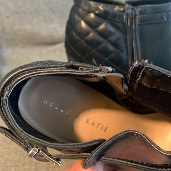 Black Kelly & Katie ankle boots Sz 8 - Picture 4 of 5